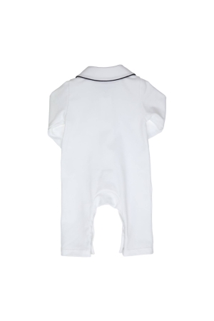 Gymp boxpakjes & rompers W-M White - Navy 480-4860-21