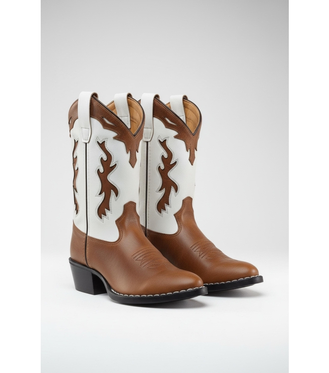 Bootstock laarzen Brown/White BS8146