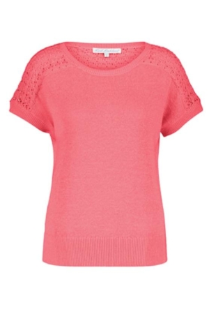 Red Button Pullover