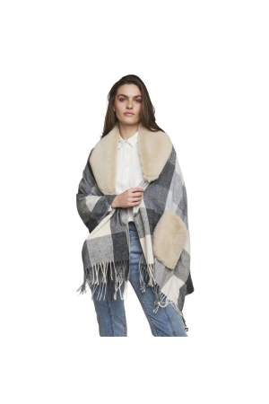 Rino en Pelle Cape of poncho