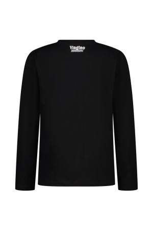 Vingino shirts 944 Deep Black AW24KBN30001