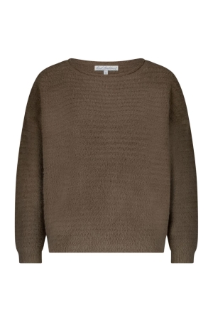 Red Button Sweater