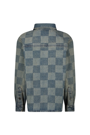 Vingino overhemden 171 Tinted Mid Blue AW24KBD20001