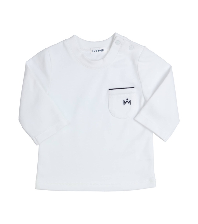 Gymp shirts W-M White - Navy 352-4858-21